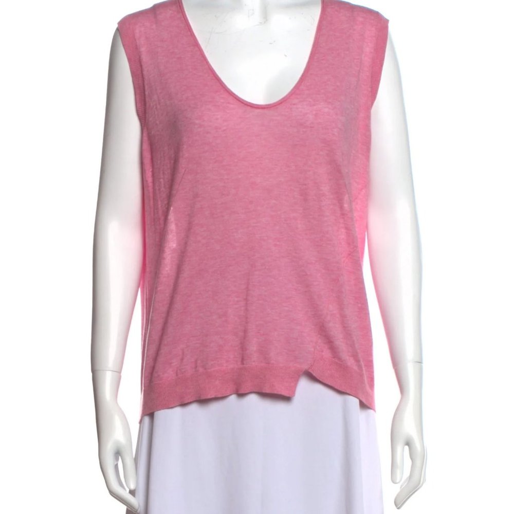 Zadig & Voltaire V-Neck Sleeveless Cashmere Size L